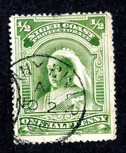 1894 Niger coast Sc.#43 used ( 829 BCXX )