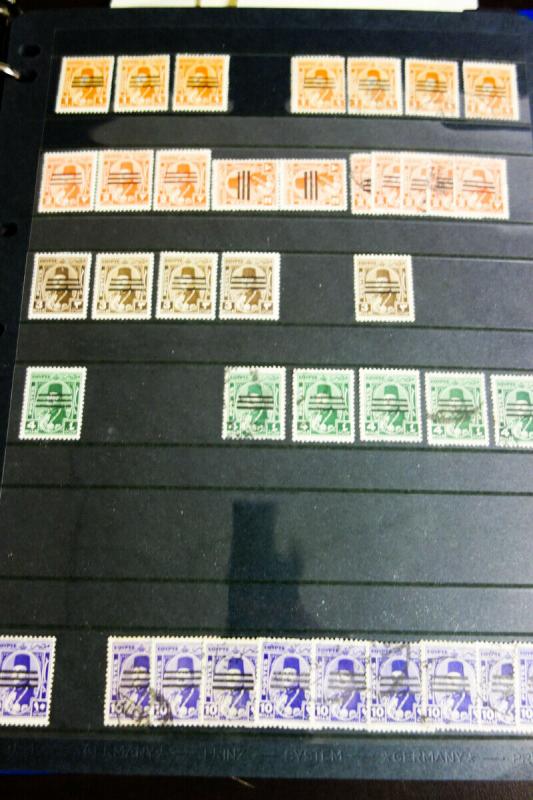 Egypt Stamps Early Specialized Collection mint/used in Book