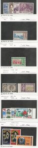 Montserrat, Postage Stamp, #108-11, 121-2 Mint Hinged, 134, 138, 189-92 NH, JFZ