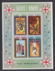 Samoa 427a Christmas Souvenir Sheet MNH VF