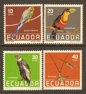 Ecuador #634-7 NH Birds