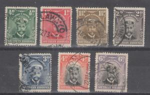 Southern Rhodesia 1924 King George V Scott # 1 - 7 Used