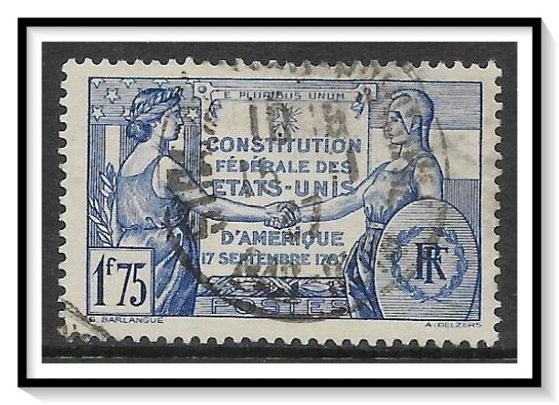 France #332 Anniversary Of US Constitution Used