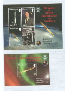 Montserrat #1200-1201 Mint (NH) Souvenir Sheet (Space)