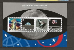 Gibraltar Sc 1157 NH issue of 2008 - Space- Sc$13.50