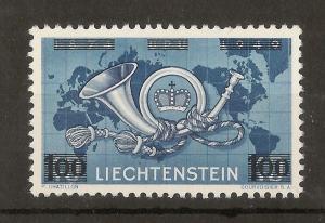 Liechtenstein 1950 UPU Surcharge SG286 MNH Cat£60