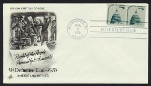 #1616 9c Capitol Dome, Art Craft-Hand Cancel-Add FDC **ANY 5=FREE SHIPPING**