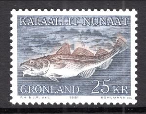 Greenland 140 Fish MNH VF