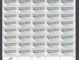 1984 US Scott #2109, 20 cent, Vietnam Veterans Memorial, Sheet of 40 MNH