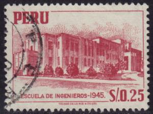 Peru - 1952 - Scott #462 - used - Engineering School