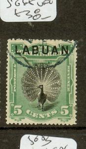 LABUAN   (P2907B) 5C BIRD  SG68  VFU