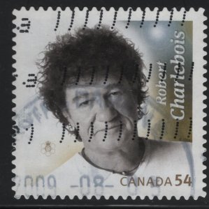 Canada 2009 used Sc 2334d 54c Robert Charlebois ex booklet