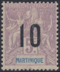 Martinique    SC# 104  MLH   see details & scans