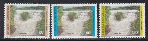 Central Africa # 737-739, Kotto Waterfalls, Mint NH, 1/2 Cat