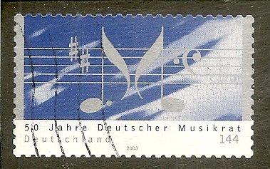 Germany Scott  2247A  Music Council    Used