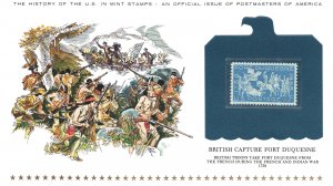 THE HISTORY OF THE U.S. IN MINT STAMPS BRITISH CAPTURE FORT DUQUESNE