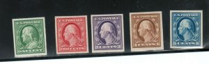 USA #343 - #347 Extra Fine Never Hinged Set