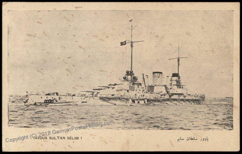 German WWI Turkey Navy Ship Haida Pascha Loreley SMS Goeben MSP29 Sultan S 62086