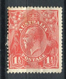 AUSTRALIA; 1900s early GV Head issue Mint hinged 1.5d value