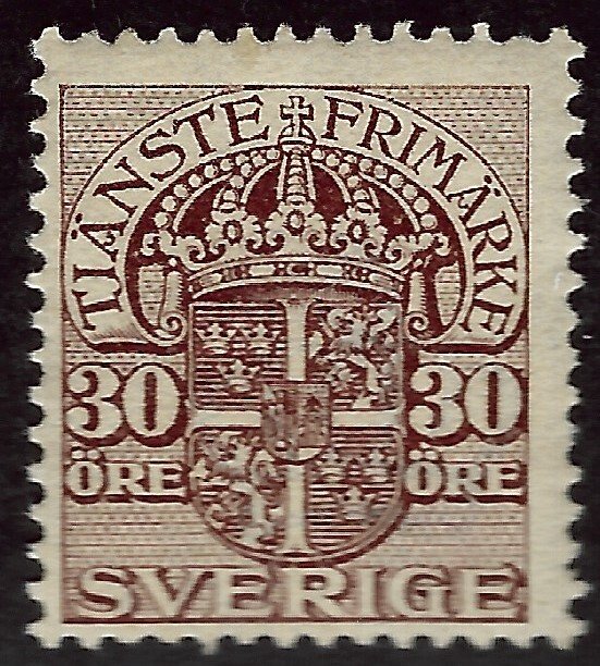 Sweden SC O37 Mint F-VF...Grab a Bargain!