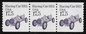 US Stamps: #2262; 17.5c Racing Car 1911 Coil; #1 PNC3; MNH
