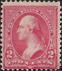 # 267a USED PINK GEORGE WASHINGTON