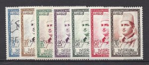 Morocco 1956-57 Scott 1-7 mixed set fvf scv $11.20 Less 80%=$2.25 Buy it Now