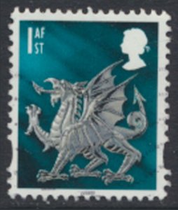 Wales  GB  1st Dragon   SG W99  Used    SC#  21  see details