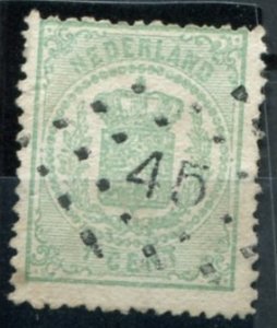 Netherlands Sc# 19 used