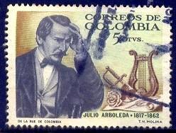 Julio Arboleda, Writer, Soldier & Statesman, Colombia SC#754