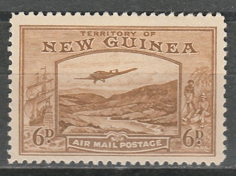 NEW GUINEA 1939 BULOLO AIRMAIL 6D