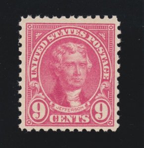 US 561 9c Jefferson Mint VF OG NH SCV $27