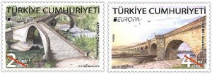 TURKEY / 2018, EUROPA CEPT (BRIDGES), MNH, Mi: 4429/4430 