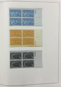 {BJ Stamps} UNITED STATES 20th Century Plate Block collection, 1933-62. CV $930