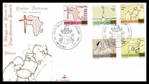 Vatican City 694-704 Set of Four U/A FDC