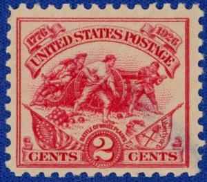 U.S. Scott #629 OG HR Unused Single (1926) Battle of White Plains