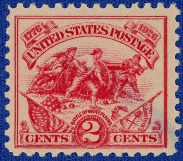 U.S. Scott #629 OG HR Unused Single (1926) Battle of White Plains