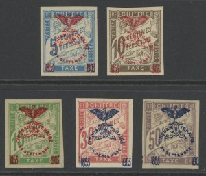 New caledonia J1-J5 * mint HR short set (C 377)