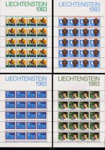 Liechtenstein 756-758 762-765