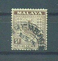 Malaya - Negri Sembilan sc# 24 used cat value $.25