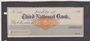 RN-CHECKS Scott # RNX7 Used Third National Bank Jersey City NY.1899