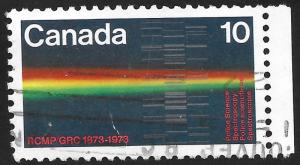 Canada #613 10c RCMP Centenary - Spectrograph