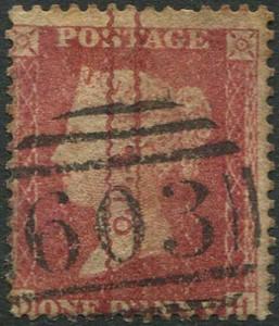 PP148 Penny Star (DH) with Oxford Union Society Overprint reading Upwards