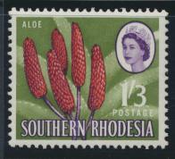 Southern Rhodesia  SG 100  SC# 103   MLH Aloe