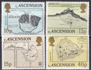 Ascension #290-93 MNH