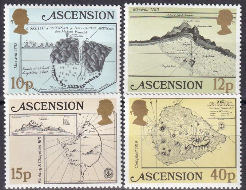 Ascension #290-93 MNH