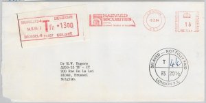 57262 - GB - POSTAL HISTORY:  COVER - TAXED in BELGIUM ! 1984
