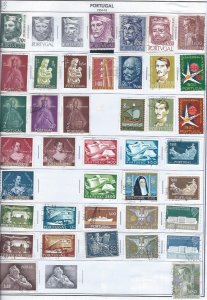 PORTUGAL 1924-1959 220 STAMPS SCV $66.00++