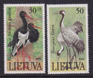Lithuania 403-404 Birds MNH VF