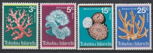 Tokelau Scott# 37-40 MNH